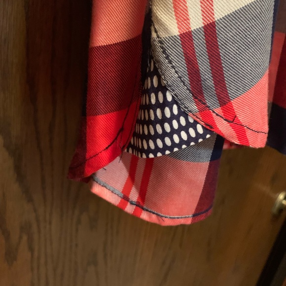 NWT CJ Banks plaid button-down shirt - 2x - Picture 8 of 11